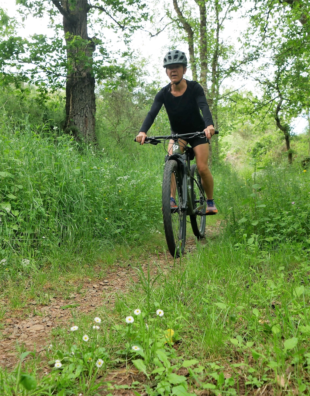 Dr Camille Urvoy à vélo